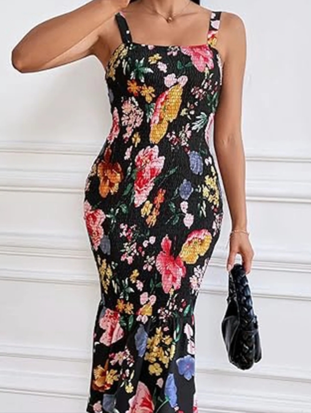 Mermaid Floral Midi